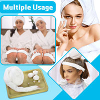 100% pur coton biologique bobine beauté ruban boules chaîne laine pour ongles cheveux manucure Salon qualité coton laine-coton ongles