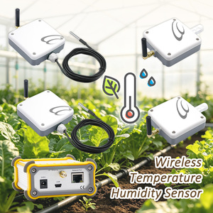 <b>Wireless</b> <b>Temperature</b> Humidity <b>Sensor</b> With 4 Probes And Gateway IP65 Thermo Hygrometer For Indoor Outdoor Use - Product Image 1