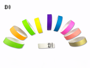 Pulsera de Tyvek Personalizable con Código QR, Pulsera de Papel Dupont Suave, Impermeable e Imprimible para Festivales, Conciertos y Fiestas - Product Image 2