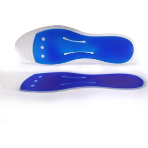 Solette Sportive in Gel Liquido Massaggiante Glicerina+TPU Tagliabili Comfort Nero+Blu Lavabili Durevoli Morbide per Massaggio Piedi - Product Image 3