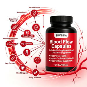 Capsules de Nattokinase, Baies d'Aubépine, <span class=keywords><strong>Ginkgo</strong></span> Biloba et CoQ10, Complément Alimentaire Naturel, 120 Comprimés - Product Image 4