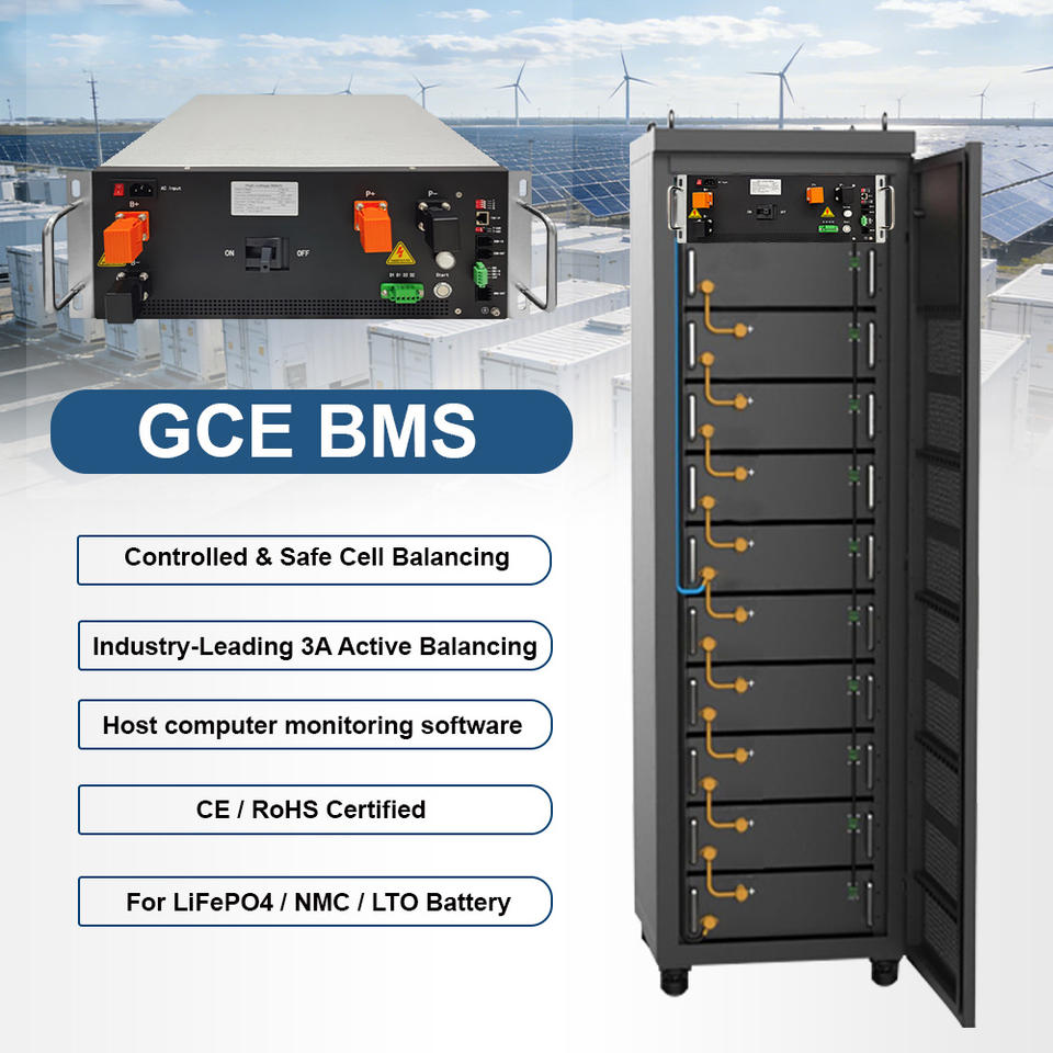 GCE BMS 409.6V 512V 614.4V 768V 125A 160A 250A High Voltage BMS with ...
