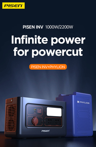 PISEN INV 1000W DC/DC Converter PHYLION 48V Inversor de arranque automático Generadores Salida dual para cortes de energía en el hogar Batería e-Bike - Product Image 2