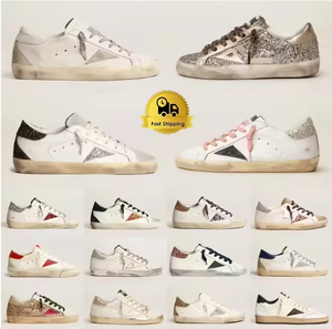 Nuove Sneakers <span class=keywords><strong>2026</strong></span> Designer con Suola Dorata Super Goose Bianche Glitterate Ball Star - Tendenza Moda Primavera Classica Splendida con Extra Scintillio - Product Image 3