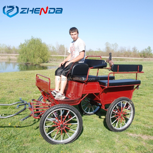 Chariot à chevaux de marathon à <span class=keywords><strong>4</strong></span> roues au design unique, chariot à chevaux pour poney à vendre - Product Image 1