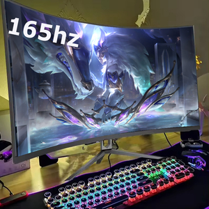 จอคอมพิวเตอร์โค้ง 34 นิ้ว 144Hz จอคอมพิวเตอร์ 4K สำหรับเล่นเกม จอ IPS 75Hz และจอคอมพิวเตอร์ตั้งโต๊ะ - Product Image 1