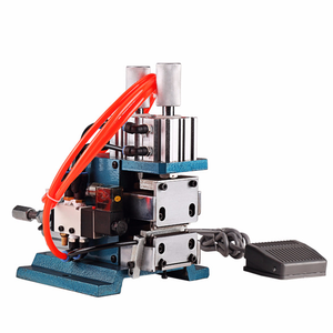 Dénudeur de câble de cuivre de type verticale, semi-automatique, dénudeur de fil <span class=keywords><strong>pneumatique</strong></span>, Machine à torsader - Product Image 3