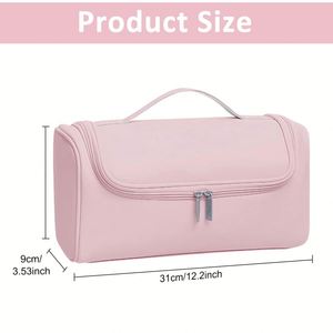 Custom Logo PU Waterproof Travel Portable <b>Makeup</b> Cosmetic Bag for Hair Dryer & Curling Iron Storage <b>Case</b> - Product Image 3