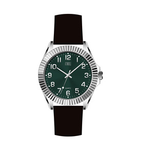 Reloj Venture Glow con correa de cuero para hombre, accesorio de estilo diario multiusos para adultos, uso diario en negocios y fiestas. - Product Image 2