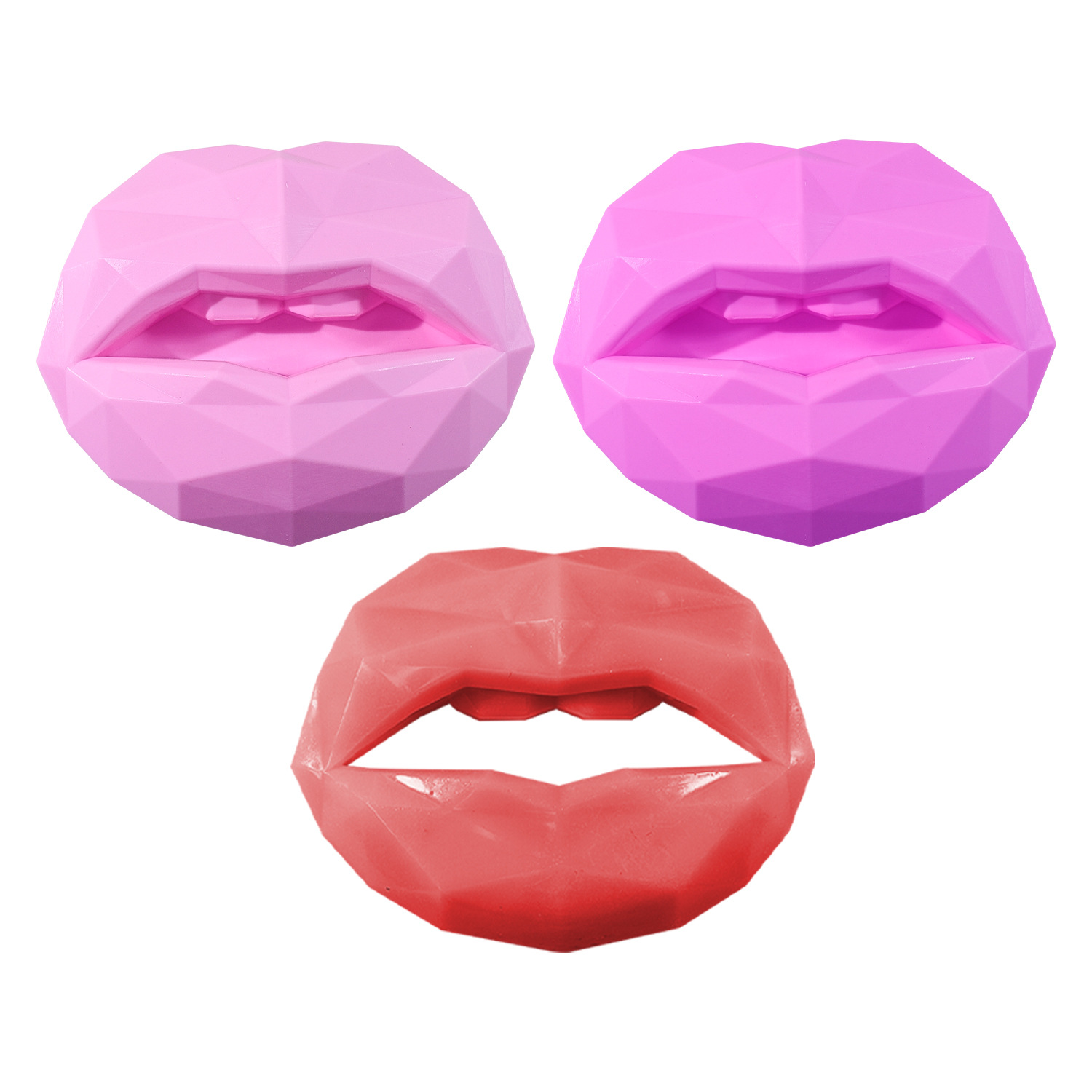bibir lip cake mold