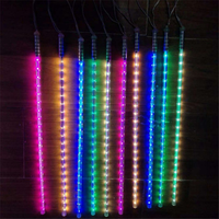 Noël Extérieur Rue Thème Décoration De Fête LED météore douche de neige stroboscope Étoile Scintillante Lumière D'effet