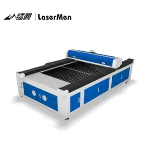 Mesin Pemotong Laser Tirai Sofa Kulit Kain Akrilik Dekorasi Rumah MDF 4X8 Kaki LM-1325 1300Mm X 2500Mm Area Pemotong CO2