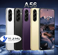 Téléphone Android 16 Global 5G 16G/22G+1TB, écran 7,3 pouces, dernière version 2026, A56 PRO, compatible bandes 5G LTE globales, reconnaissance d'images IA, haute qualité