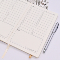 Cuadernos Personalizados al por Mayor, Cuadernos Promocionales A5 para Negocios, Diarios con Líneas, Cuadernos de Tapa Dura de Cuero PU con Logotipo