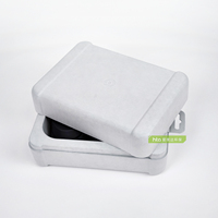 Boîte d'emballage personnalisée en pulpe moulée biodégradable et écologique pour écouteurs Bluetooth et appareils électroniques grand public