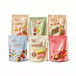Petits sacs Doypack personnalisés mignons en forme d'animal avec fermeture éclair pour emballage étanche à l'humidité bonbons collation gelée d'aliments pour animaux de compagnie - Product Image 2