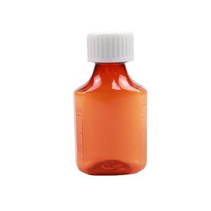 プラスチックPET 1オンス2オンス4オンス咳止めシロップCRCキャップ付き液体薬用琥珀色ボトル容器咳止めシロップボトル - Product Image 2