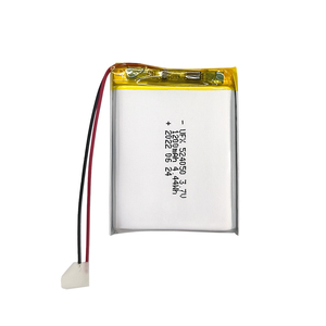 Аккумулятор литий-ионный полимерный UFX Custom Factory, 3.7В, 1200мАч, типоразмер 524050, перезаряжаемый элемент - Product Image 1