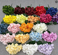 Buket Bunga Hydrangea Buatan Irand Model 01 5 Tangkai 27 Tangkai, Dekorasi Pernikahan Musim Panas Tanpa Akhir