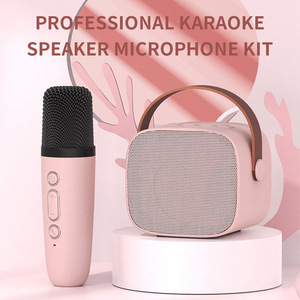 Machine de karaoké portable avec lumières LED, haut-parleur Bluetooth et micro pour fête, machine à chanter pour enfants et adultes, idée cadeau - Product Image 5