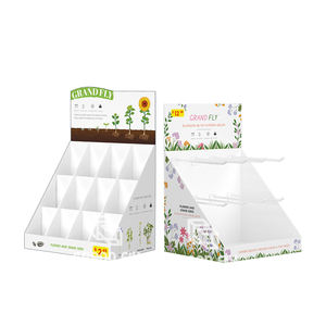 Изготовленный на заказ перерабатываемый счетчик семян дисплей картонная коробка стеллаж и подставка для семян для продвижения - Product Image 6