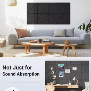 Panneaux acoustiques en feutre colorés, autocollants, insonorisants, décoratifs, <span class=keywords><strong>pour</strong></span> affichage <span class=keywords><strong>photo</strong></span>, absorption du bruit, <span class=keywords><strong>fond</strong></span> mural - Product Image 3