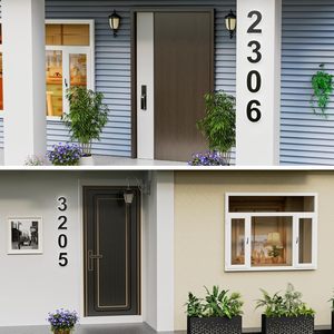 Led thắp sáng Nhà Số frontlit Acrylic nhà dấu hiệu cửa trước tùy chỉnh số nhà cho nhà - Product Image 6