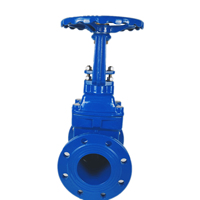 Katup gerbang Pn16 katup Dn150 3 inci 6 inci gambar Cad besi cetak tahan banting segel lunak otomatis geser Manual Wcb