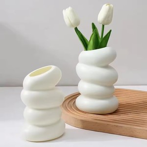 Nordic Flower Vase Modern Home Decor Room Decoration <b>Interior</b> <b>Accessories</b> Ornament Plant Bedroom Garden Table Decorative Vase - Product Image 1