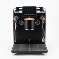 Machine à café professionnelle à double chaudière 1L+4L, panneau de commande tactile, 100 tasses par jour, machine à expresso barista