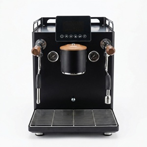 Macchina da Caffè Commerciale con Doppia Caldaia 1L+4L, Pannello di Controllo Touch Screen, 100 Tazze al Giorno, Macchina per Espresso Professionale - Product Image 2
