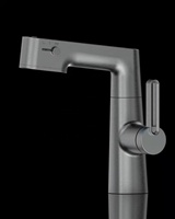 Pullwash bassin solide robinet évier verre trempé bassin salle de bain thermostat intelligent robinet de bassin électronique numérique avec température