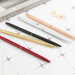 Promotional Twist Ball <b>Pen</b> with Customized Logo Black <b>White</b> Slim Metal Body for Business Office - Product Image 4