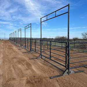 Panneaux galvanisés de barrière d'acier de bétail de barrière de bétail de moutons de preuve de rouille <span class=keywords><strong>pour</strong></span> des yards de chèvres - Product Image 2