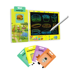 Toys 224 Sight Words Talking Flash Cards 8.5 inch LCD Colorful Electronic Board Writing Drawing Doodle Educational Tablet