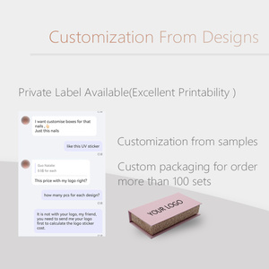 Uñas Postizas Estilo Imperial Oriental, Diseño Elegante <span class=keywords><strong>con</strong></span> Encaje de Porcelana Azul y Blanca, Lazo de Perlas Francesas - Product Image 5