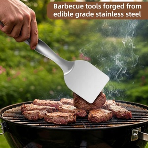 Accessoires de barbecue en acier inoxydable résistants à la chaleur pour l'extérieur, ensemble de fourchettes, spatules et pinces pour barbecue <span class=keywords><strong>Weber</strong></span> Smoker - Product Image 5