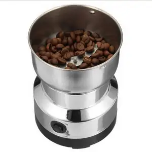Molinillo Eléctrico de café y especias, máquina de molienda de granos de acero inoxidable para Cocina