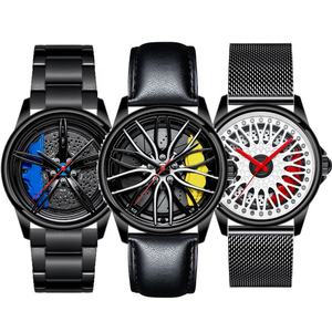 TE Sports Racing Mazzucato <span class=keywords><strong>Wheel</strong></span> TE37 orologio con cerchi per auto 3d - Product Image 1