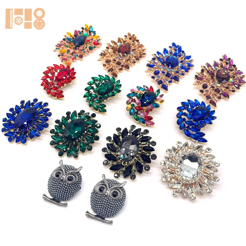 Moda Jóias Strass Broche De Cristal Broche De Vidro Corsage Para as mulheres jóias acessórios de vestuário