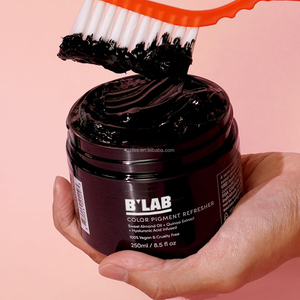 Crema para teñir el cabello para depositar color, acondicionador vegano y libre de crueldad para tinte semipermanente, pigmento de color - Product Image 1