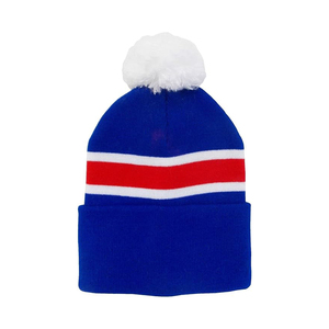 Wholesale Custom <strong>Beanie</strong>/100% Acrylic Your Own Embroidery Logo Fashion Knitted <strong>Beanie</strong> Hat Custom Winter Hat With <strong>Pom</strong> <strong>Pom</strong> - Product Image 3