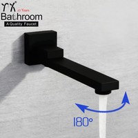 Ensemble de douche mural en laiton avec affichage LED, mitigeur de douche à main et robinet de salle de bain