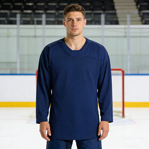 Camiseta de Hockey sobre Hielo PUCKPROS, Personalizada para Equipos Masculinos, 100% Poliéster Ecológico, Secado Rápido, Transpirable, con Estampado por Sublimación - Product Image 1