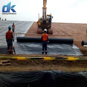 Geomembrana de HDPE en Rollo Negro de 1 mm para Estanques de Acuicultura, Granjas de Camarones, Lagunas de Aguas Residuales, <span class=keywords><strong>Lagos</strong></span> Artificiales, Geomembrana de 1.5 mm - Product Image 6