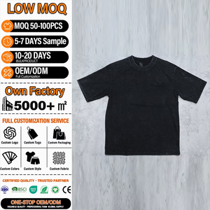 T-shirt unisexe 100% coton, col rond, manches courtes, tricoté, devant uni, impression personnalisée, logo, vêtements décontractés - Product Image 1