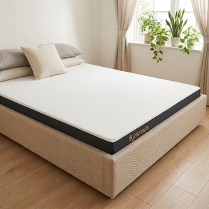 Colchón Viscoelástico de Espuma con Memoria, Topper de Colchón Ortopédico Comprimido, en Oferta - Product Image 1