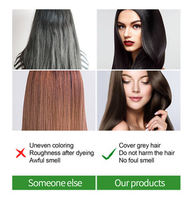 Wholesale Argam Oil Herbal Extract 3 <strong>in</strong> 1 25ml Dark Brown <strong>Hair</strong> <strong>Color</strong> Dye Shampoo for Women Change <strong>Hair</strong> <strong>Color</strong> - Product Image 5