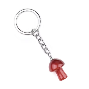 Aonaya Vente d'Usine de Haute Qualité Mini Champignon <span class=keywords><strong>Parapluie</strong></span> Forme Cristal Pendentif Porte-clés Bijoux Pierres Précieuses - Product Image 4