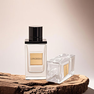 Flacon de parfum carré au design unique, flacon de parfum de 80 ml, flacons de parfum vides transparents avec bouchon magnétique - Product Image 6